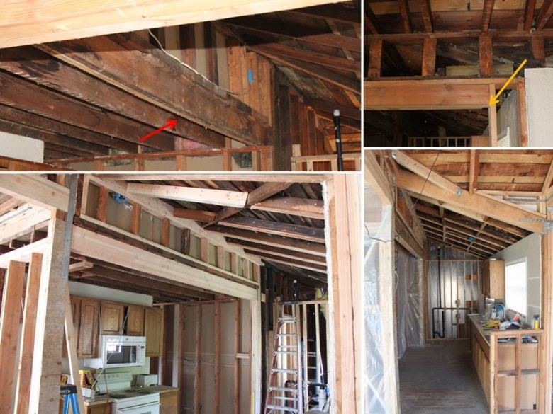 Replacing Improper Kitchen Beams