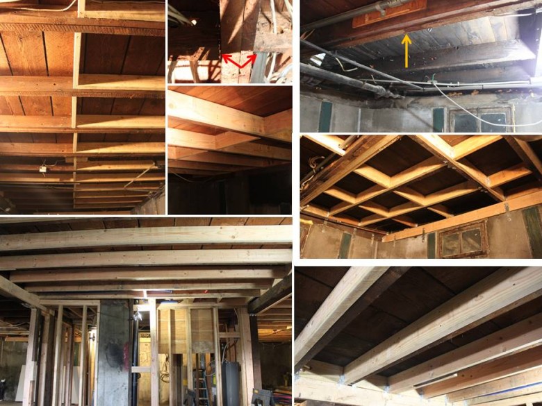 Basement Joists - Bad and Fixed 2