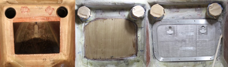 below cockpit locker hatch